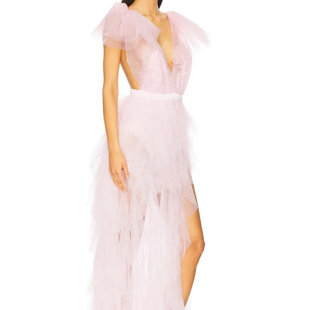 For Love And Lemons Pink Maxi Dress - Picture 3 of 6